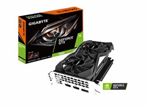 Gigabyte GeForce GTX 1650 OC 4G グラフィックスカード 2X ウィンドフォー(中古品)