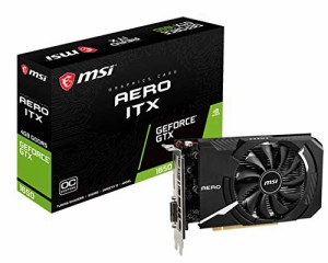 MSI GEFORCE GTX1650 AERO ITX 4G OC GEFORCE GTX1650 ショート基板グラフ (中古品)