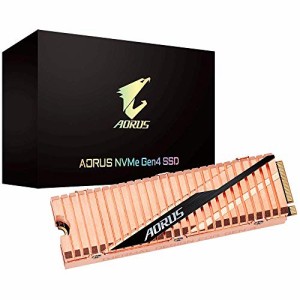 GIGABYTE ギガバイト AORUS NVMe Gen4 PCIe M.2 SSD 1TB HD2596GP-ASM2NE61(中古品)
