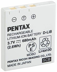 PENTAX 充電式リチウムイオンバッテリー D-LI8 39120(未使用品)