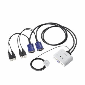 エレコム USB⇔USBパソコン切替器 KVM-KUSN(未使用品)