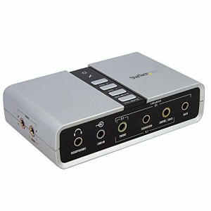 StarTech.com 7.1ch対応USB-DACヘッドホンアンプ S/PDIF対応 8x 3.5mmミニ (未使用品)