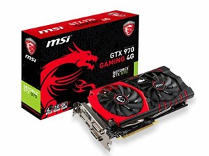 MSI GeForce GTX 970 ビデオカード GTX970 GAMING 4G(未使用品)