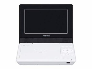 東芝 7型ポータブルDVDプレーヤーホワイトCPRM対応TOSHIBA REGZA レグザポ (未使用品)