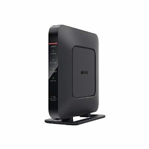 バッファロー 11ac対応 866＋300Mbps 無線LANルータ（親機単体）（ブラック(未使用品)