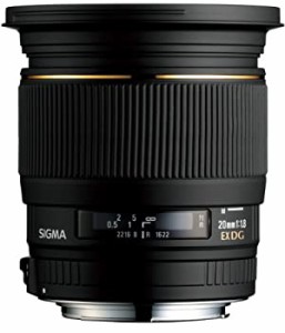 SIGMA 単焦点広角レンズ 20mm F1.8 EX DG ASPHERICAL RF キヤノン用 フルサ(中古品）