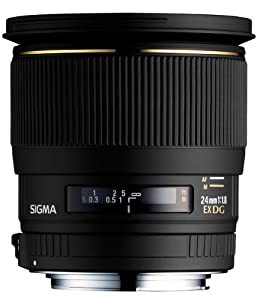 【中古 良品】 SIGMA 単焦点広角レンズ 24mm F1.8 EX DG ASPHERICAL MACRO 