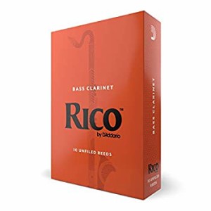 RICO リード バスクラリネット 強度:3(10枚入)アンファイルド REA1030(中古品)