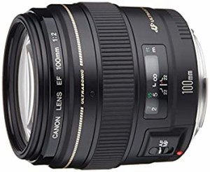 Canon 単焦点中望遠レンズ EF100mm F2 USM フルサイズ対応(中古品）