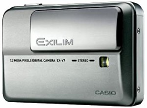 (中古品)CASIO デジタルカメラ EXILIM (エクシリム) Hi-ZOOM EX-V7SR シルバー