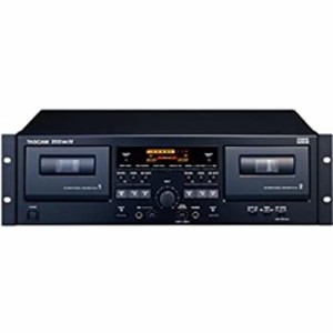 TASCAM ダブルカセットデッキ オートリバース ドルビーB・倍速ダビング搭載(中古品)