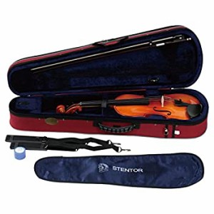 STENTOR バイオリン アウトフィット 適応身長105cm以下 ハードケース、弓、松脂 SV-180 1/16(中古品)