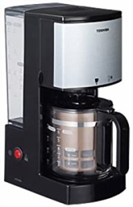 TOSHIBA コーヒーメーカー ブラック HCD-6MJ(K)(中古品)