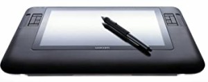 Wacom 液晶タブレット 薄型17mm、12.1インチ液晶 画面にダイレクトに、ペンで描く Cintiq12WX DTZ-120(中古品)