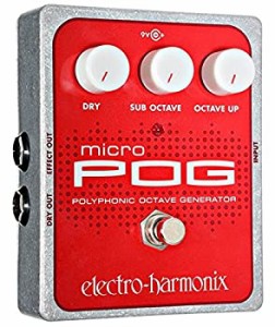 electro-harmonix エレクトロハーモニクス エフェクター ポリフォニックオクターブジェネレーター Micro POG(中古品)