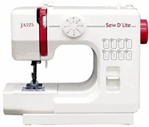 JANOME コンパクト電動ミシン 【sew D`Lite】 JA525(中古品)