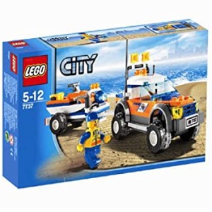 【中古】 LEGO レゴ シティ 4WDトラックとジェットスクーター 7737