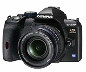 【中古 良品】 OLYMPUS デジタル一眼レフカメラ E-520 レンズキット E-520K