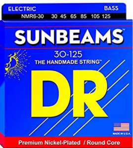 DR ベース弦 6弦 SUNBEAM ニッケルメッキ .030-.125 NMR6-30(中古品)
