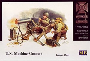 【中古】マスターボックス 1/35 米 マシンガンクルー2体M1917A1ブローニング重機 プラモデル