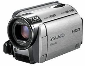 【中古 良品】 Panasonic SD/HDDビデオカメラ シルバー SDR-H80-S