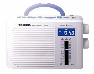 【中古】TOSHIBA 防水形クロックラジオCUTEBEAT TY-BR30(W)