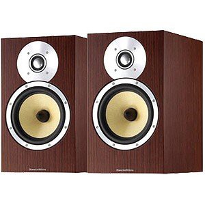 【中古】 B&W Bowers&Wilkins ブックシェルフスピーカー CM5-MR (ローズナット) 2本1組