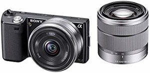 【中古 良品】 ソニー SONY ミラーレス一眼 α NEX-5  ダブルズームレンズ 