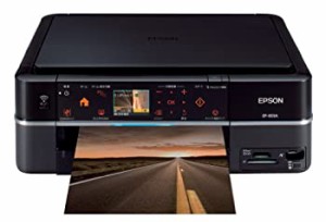 EPSON Colorio インクジェット複合機 EP-803A 有線・無線LAN標準搭載 カンタンLEDナビ搭載 前面二段給紙カ(中古品)