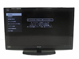 【中古】 SHARP LEDAQUOS 40型 地上 BS 110度CSデジタルフルハイビジョン液晶テレビ LC-40V5-B ブラック系