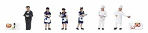 【中古】KATO Nゲージ ブルートレイン食堂車乗務員・紺 24-281 ジオラマ用品
