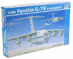 【中古】トランペッター 1/144 ロシア軍 イリューシン IL-76 輸送機 プラモデル