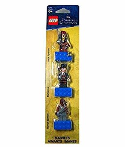 【中古】 LEGO レゴ Pirates of the Caribbean Magnet Set: Jack Sparrow Hector Barbossa and Gunner Zombie ／ レゴ パイレーツ・オブ