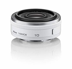 【中古】Nikon 単焦点レンズ 1 NIKKOR 10mm f/2.8 ホワイト ニコンCXフォーマット専用