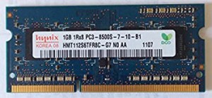 【中古】 Hynix 1GB DDR3 RAM PC3-10600 204ピン ノートパソコン SODIMM