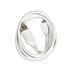 【中古】 au 純正 品 microUSBケーブル 01 シロ