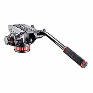 Manfrotto 2WAY雲台 プロフルードビデオ雲台 フラットベース アルミニウム (中古品)