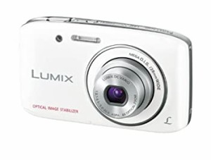 【中古 良品】 Panasonic デジタルカメラ ルミックス S2 光学4倍 ホワイト 