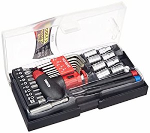 高儀 GISUKE コンパクトツールセット 29PCS T型ラチェットハンドルモデル CT-100(中古品)