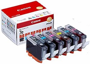 【中古】 Canon キャノン 純正 インクタンク BCI-7e 6MP 6色 (BK M C Y PM PC) マルチパック