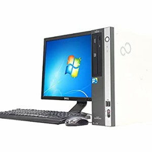 【中古】 富士通 デスクトップ Windows7Pro FMV-D5290 2GBメモリ Core2DuoE7500 17インチ液晶 DVD-ROM スピーカー付属