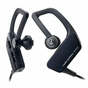 【中古】 audio technica オーディオテクニカ Sound Phone イヤホン ワイヤレス 防水仕様 スポーツ向け ブラック ATH-BT07