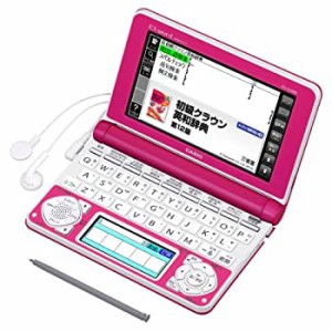 (中古品)カシオ 電子辞書 エクスワード 中学生モデル XD-N3800VP ビビッドピンク