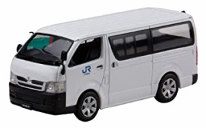 【中古】ホビージャパン ポストホビー 1/43 トヨタ ハイエース JR西日本仕様 完成品