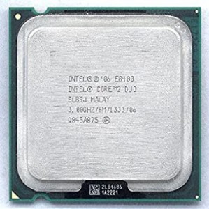 【中古】 CPU intel Core2Duo E8400 3.00GHz/6M/1333/LGA775 SLB9J