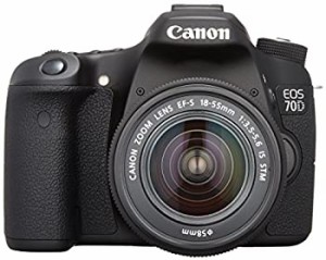 【中古】 Canon キャノン デジタル一眼レフカメラ EOS70D レンズキット EF-S18-55mm F3.5-5.6 IS STM 付属 EOS70D1855ISSTMLK