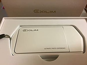 【中古】 CASIO カシオ EXILIM デジタルカメラ 1 200万画素 ホワイト フリースタイルカメラ EX-TR15WE