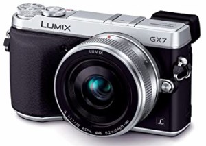 【中古】 パナソニック ミラーレス一眼カメラ ルミックス GX7 レンズキット 単焦点レンズ付属 シルバー DMC-GX7C-S