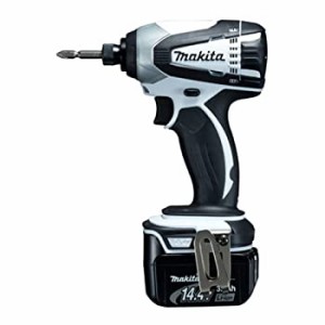 マキタ 充電式インパクトドライバ 14.4V 3.0Ah 白 TD134DX2W(中古品)