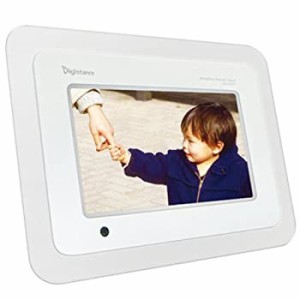 7インチ液晶 デジタルフォトフレーム DIGITAL PHOTO FRAME DS-DA701 (ホワイト)(中古品)